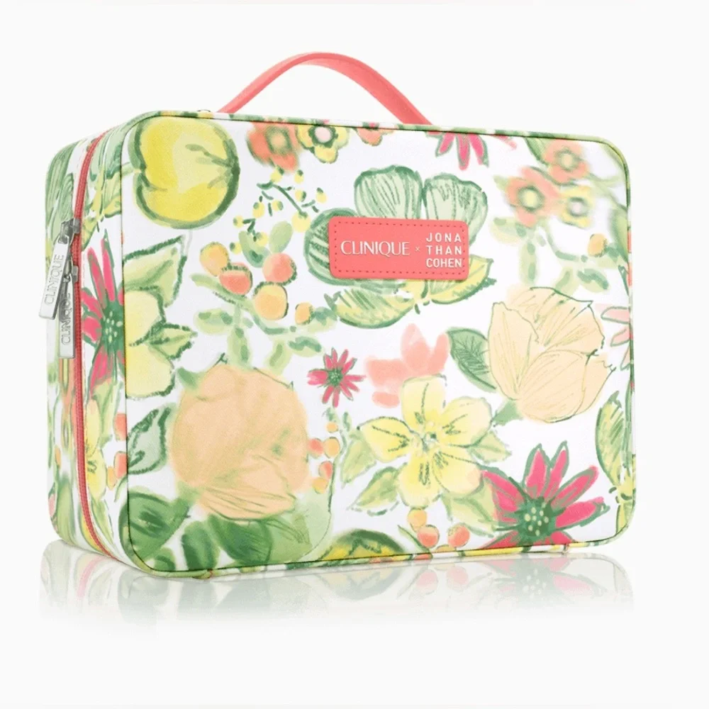 Clinique x Jonathan Cohen Large Travel Cosmetic Case